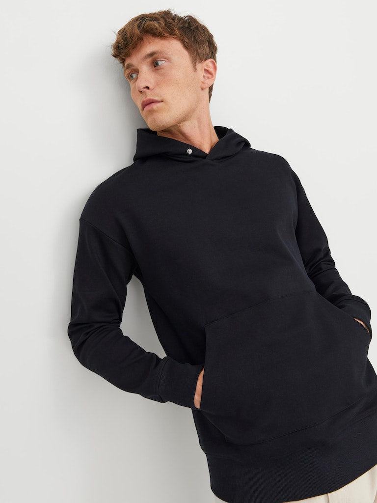 JACK & JONES - Sanchez Sweat Hoodie in Black