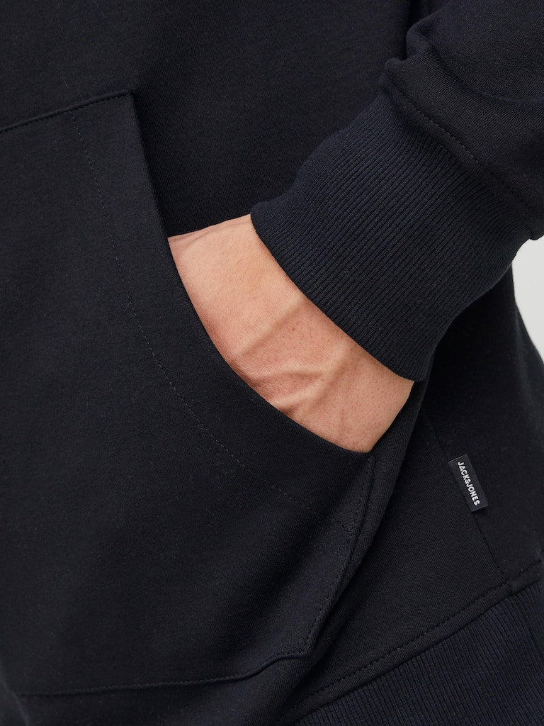 JACK & JONES - Sanchez Sweat Hoodie in Black