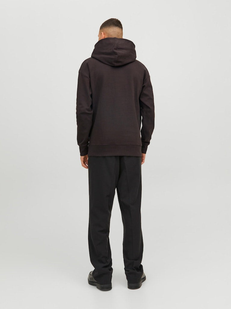 JACK & JONES - Sanchez Sweat Hoodie in Chocolate Torte