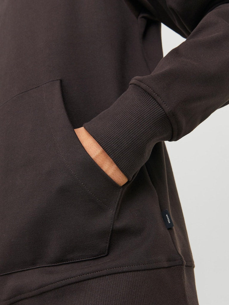 JACK & JONES - Sanchez Sweat Hoodie in Chocolate Torte