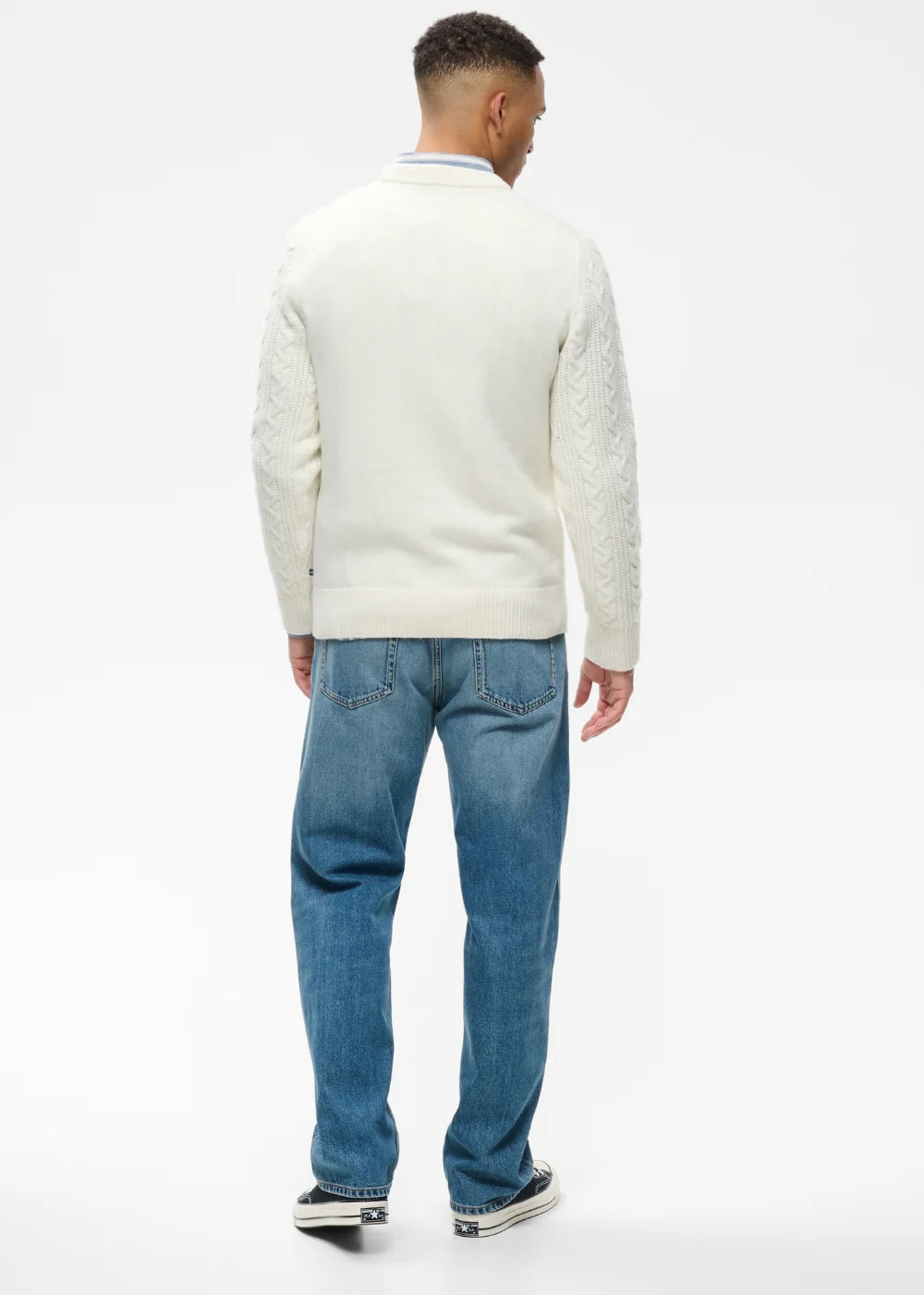 MATINIQUE - Triton Knit Crewneck - Off White