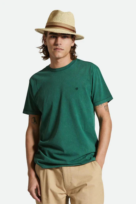 BRIXTON - Vintage Reserve Tee in Trekking Green