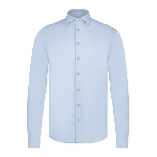 BLUE INDUSTRY - Technical Stretch Shirt in Light Blue