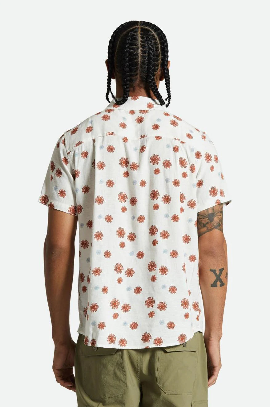 BRIXTON - Charter Slub Short Sleeve in Off White Sol