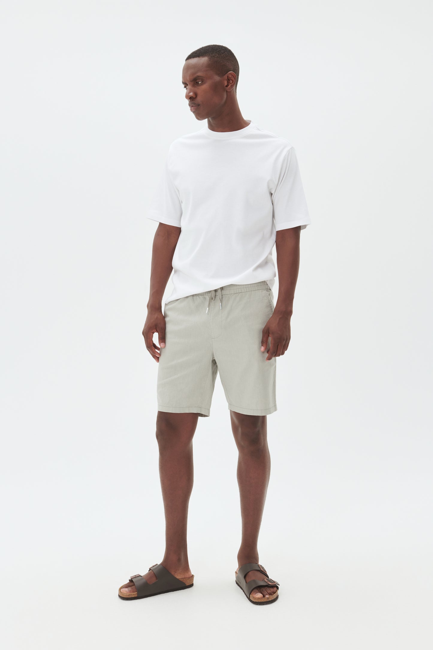 MATINIQUE - Barton Shorts in Ghost Grey
