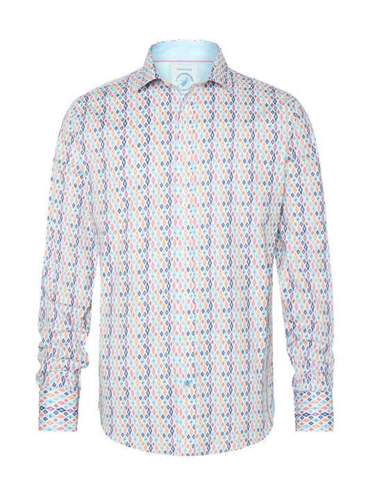A FISH NAMED FRED - Ikat Multi Colour Shirt