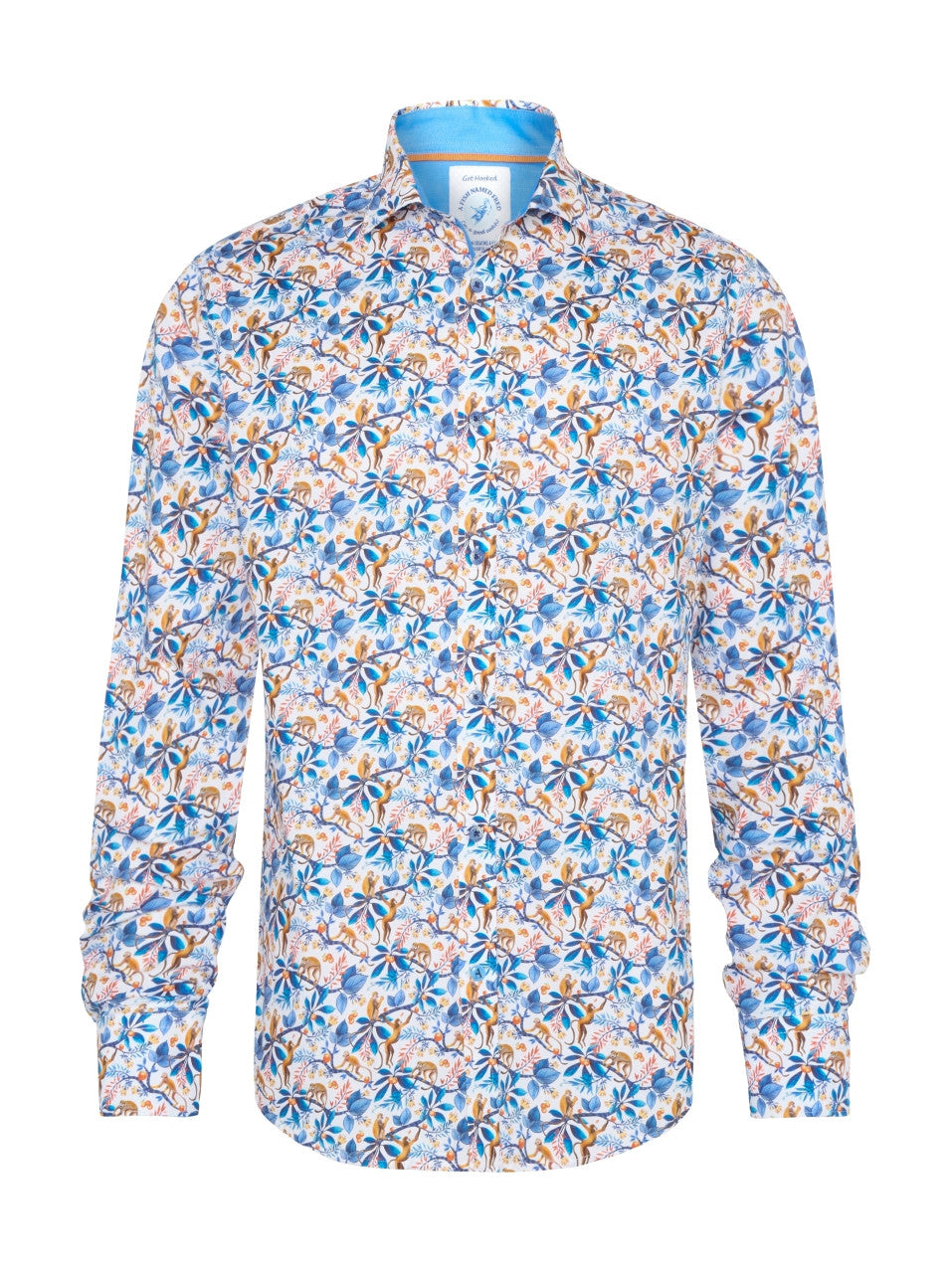A FISH NAMED FRED - Monkey Shirt in Cobalt