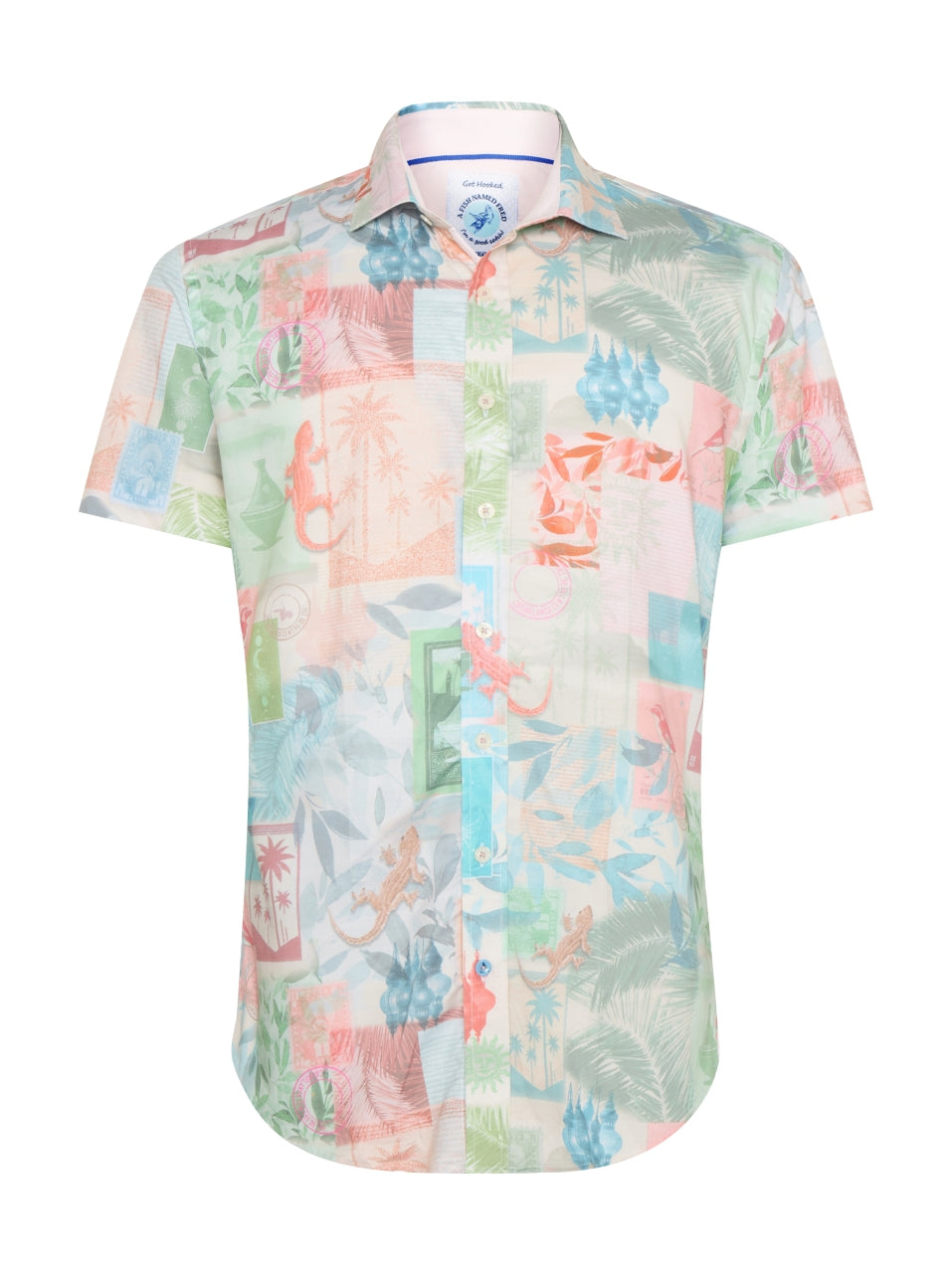 A FISH NAMED FRED - Collage Short Sleeve Shirt