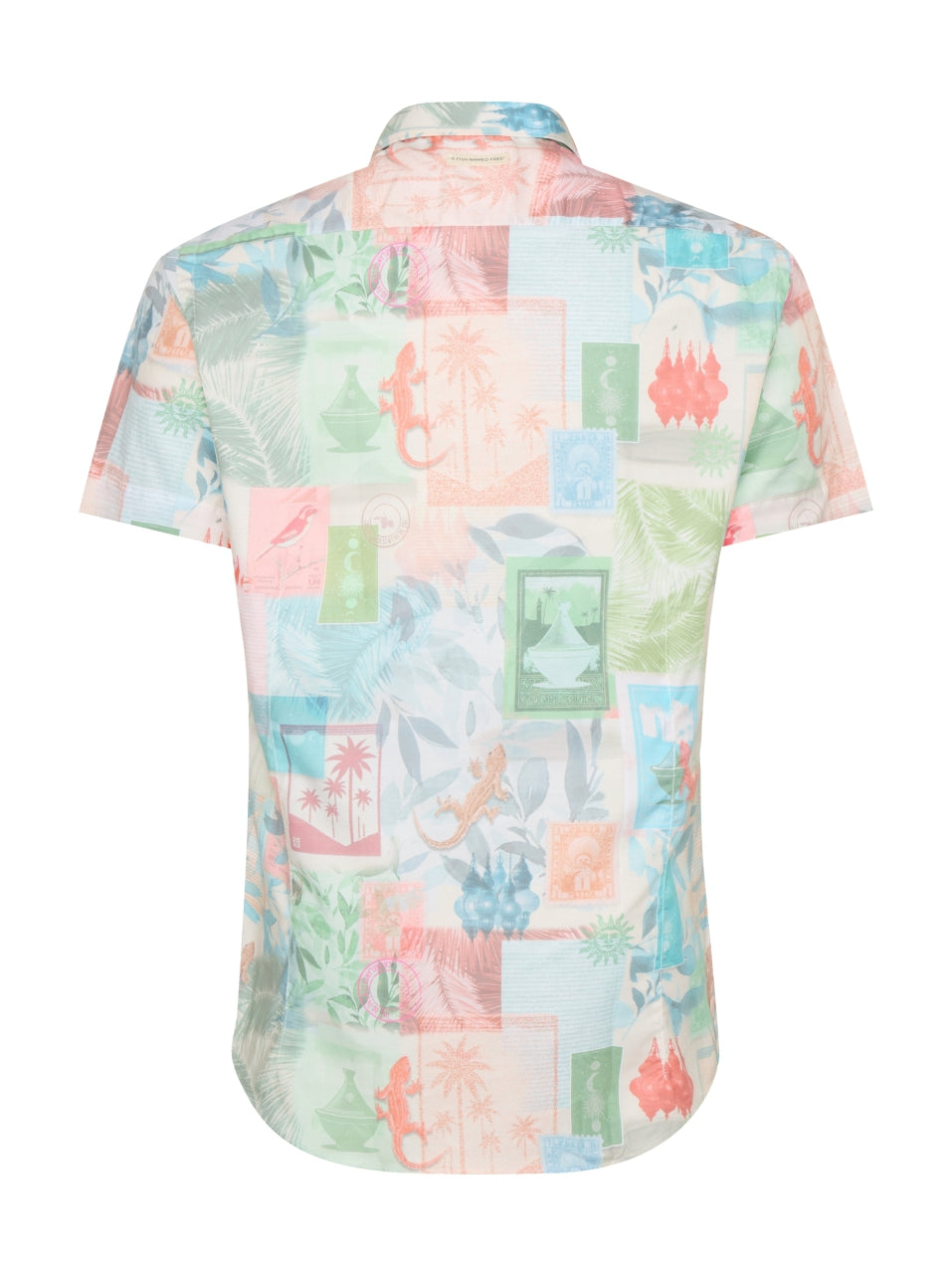 A FISH NAMED FRED - Collage Short Sleeve Shirt