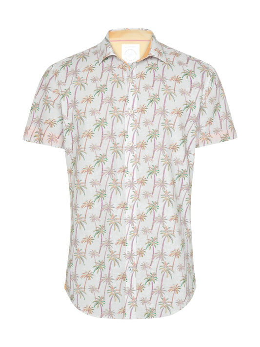 A FISH NAMED FRED - Palm Tree Short Sleeve Shirt