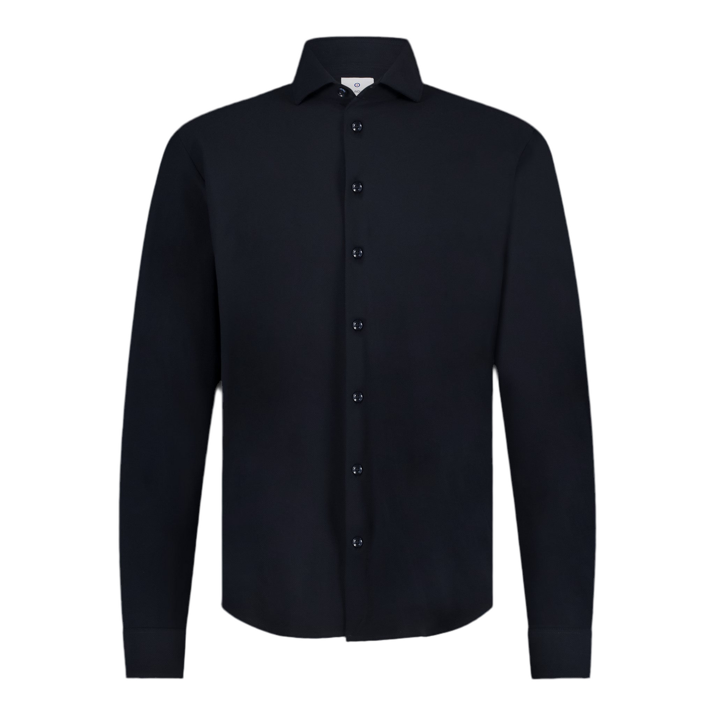 BLUE INDUSTRY - Textured Technical Stretch Shirt in Navy