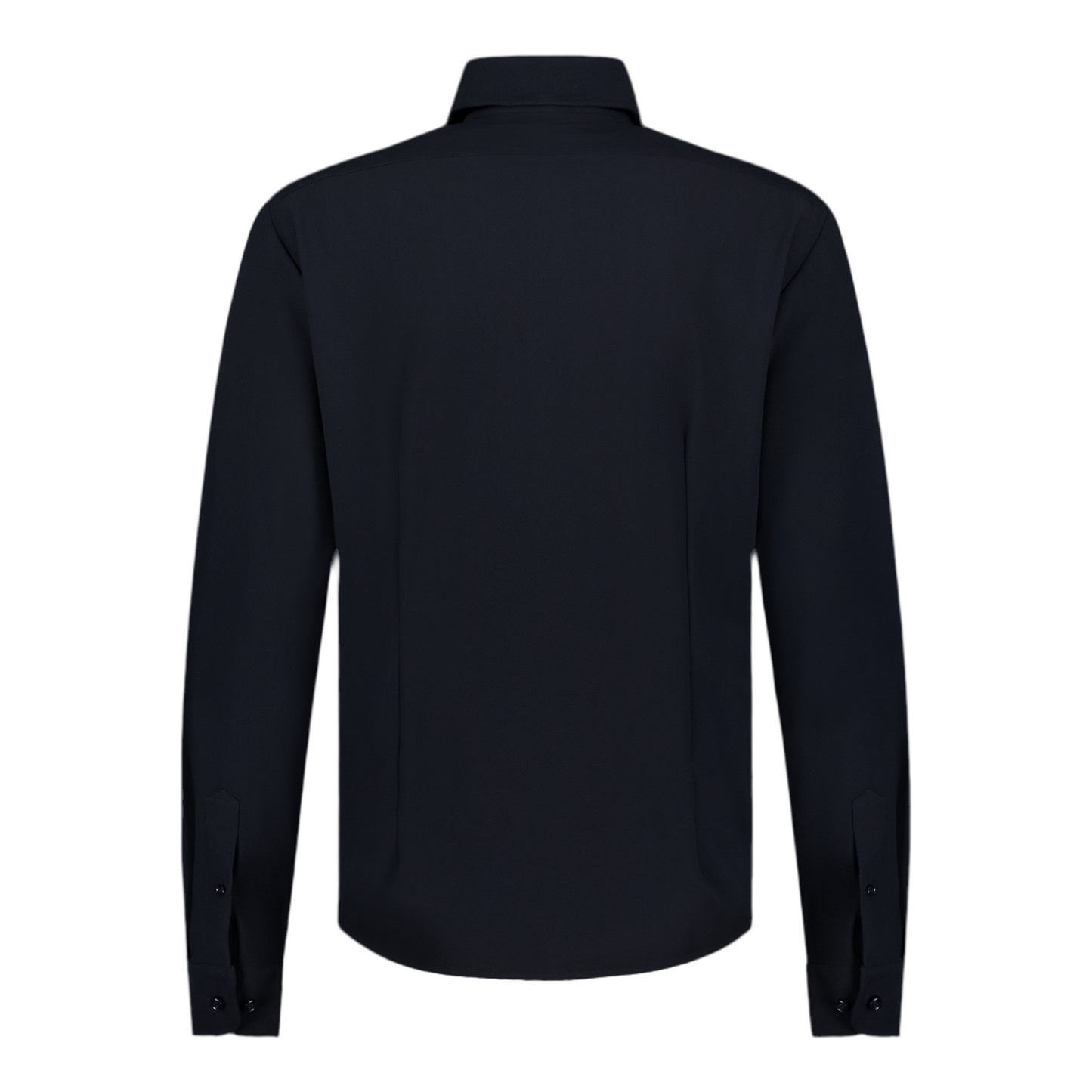 BLUE INDUSTRY - Textured Technical Stretch Shirt in Navy