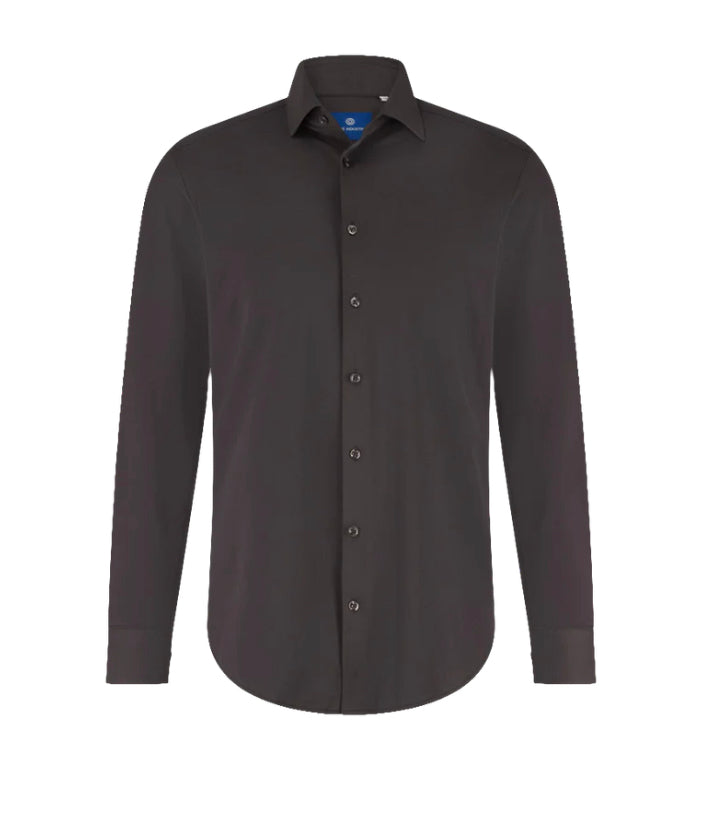 Blue Industry - Knit Stretch Shirt (Brown)