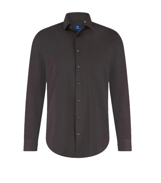 Blue Industry - Knit Stretch Shirt (Brown)