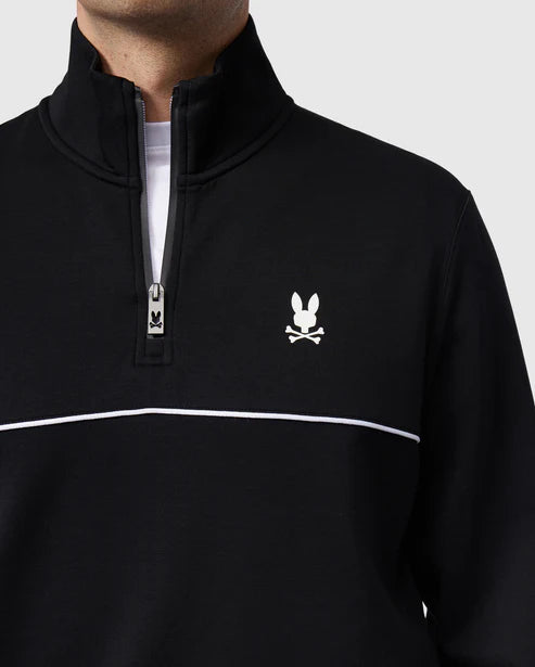 PSYCHO BUNNY - Leon Half Zip Sweatshirt