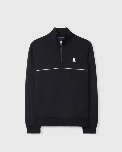 PSYCHO BUNNY - Leon Half Zip Sweatshirt