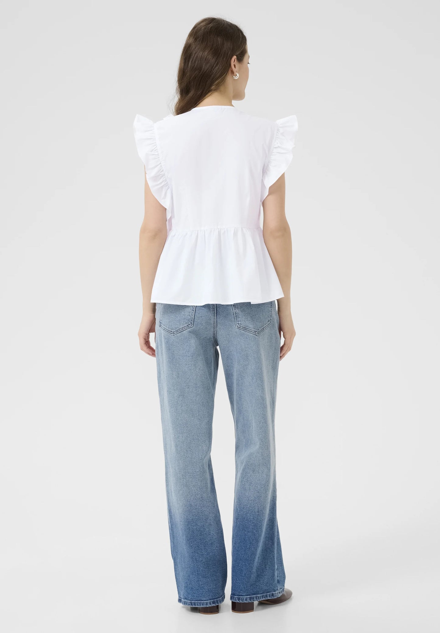 Kaffe - Gerid Flounce Top