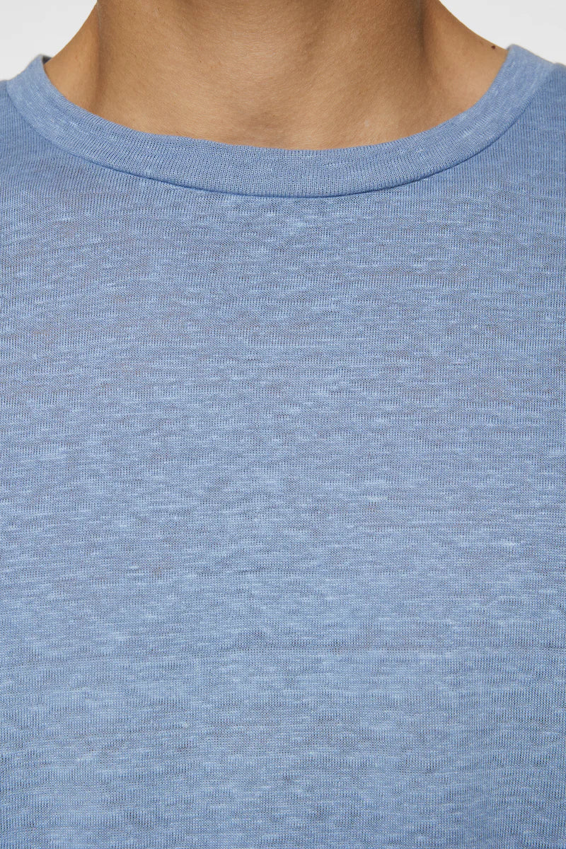 J.LINDEBERG - Coma Linen T-Shirt in Rain Washed