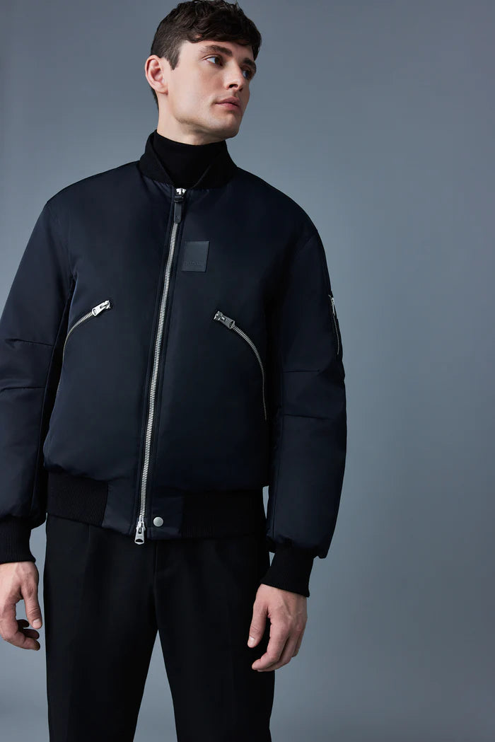 MACKAGE - Francis Down Bomber Jacket with Removable Shearling Collar
