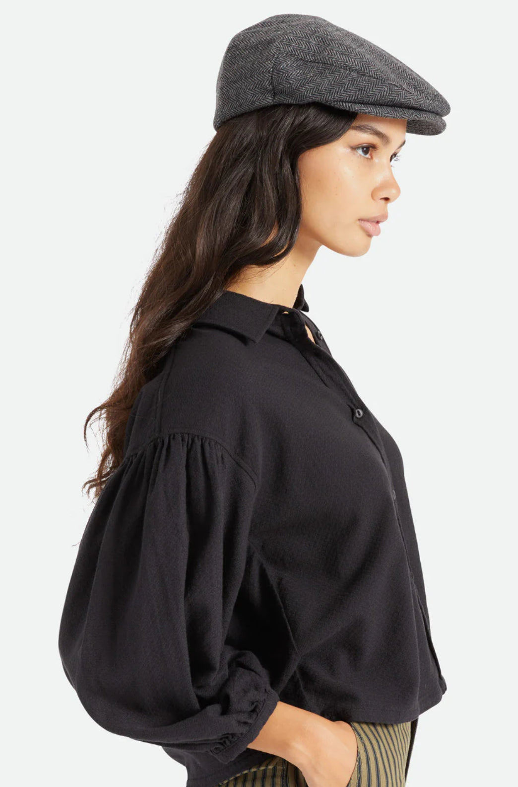 BRIXTON - Hooligan Snap Cap - Grey/Black