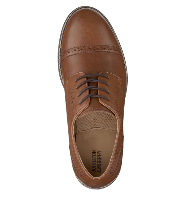 Johnston & Murphy - Big Kid Conrad Cap Toe