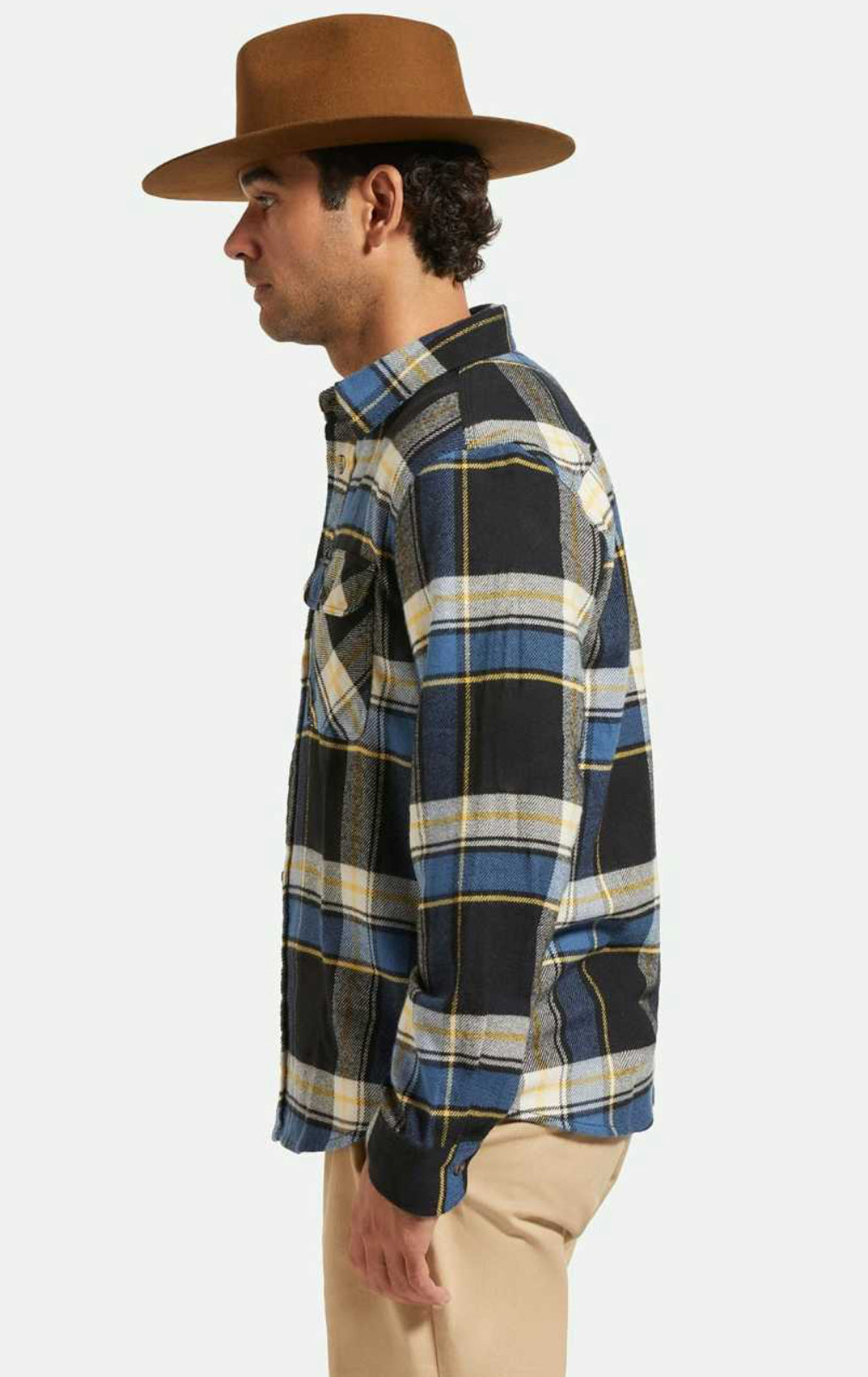 BRIXTON - Hawkins Weather Guard Cowboy Hat in Coffee