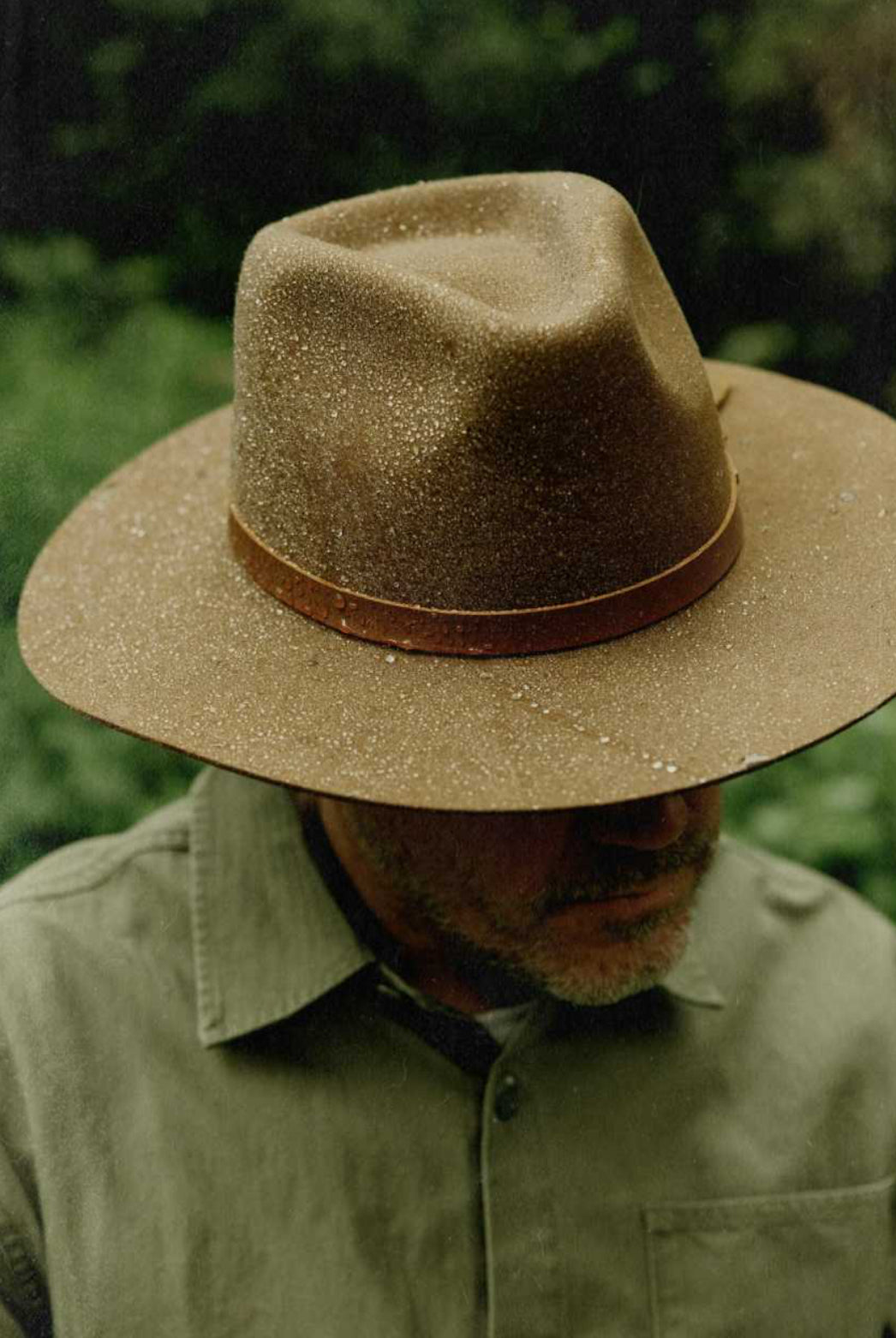 BRIXTON - Hawkins Weather Guard Cowboy Hat in Coffee