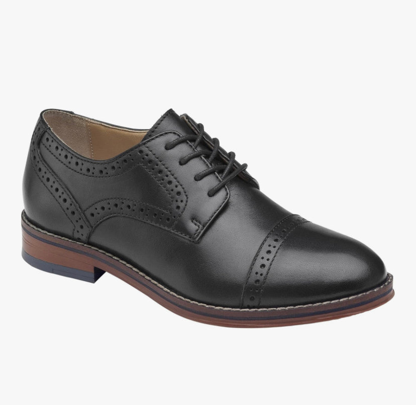 Johnston & Murphy - Big Kid Conrad Cap Toe