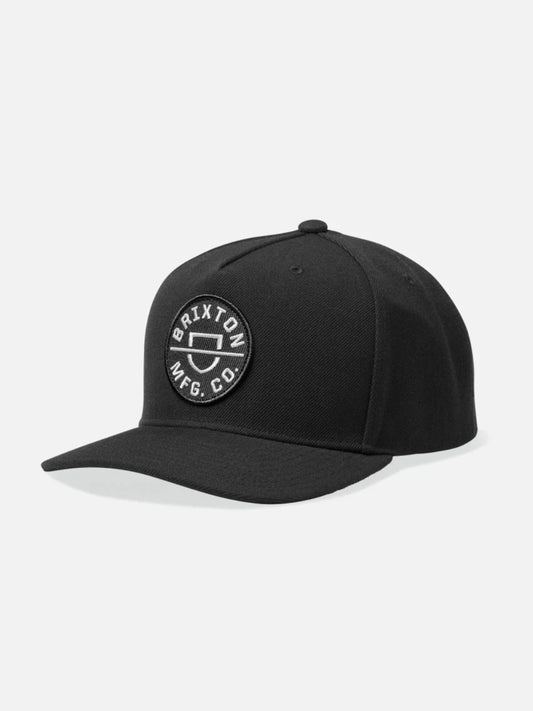 BRIXTON - Crest C MP Snapback in Black