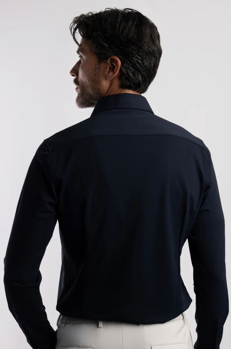 Blue Industry - Knit Stretch Shirt (Navy)