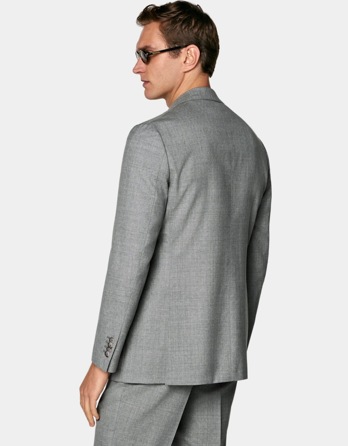 Paul Betenly - Ronaldo Suit Jacket in Pearl Grey