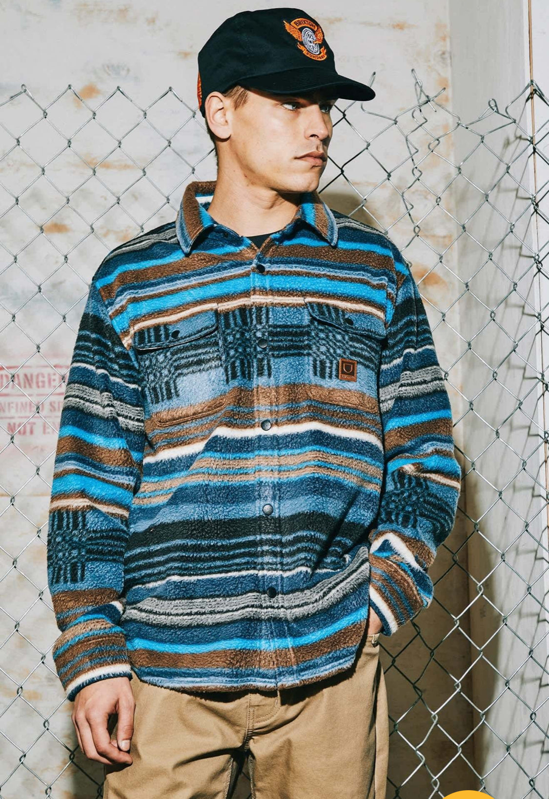 BRIXTON - Payson Snapback in Black