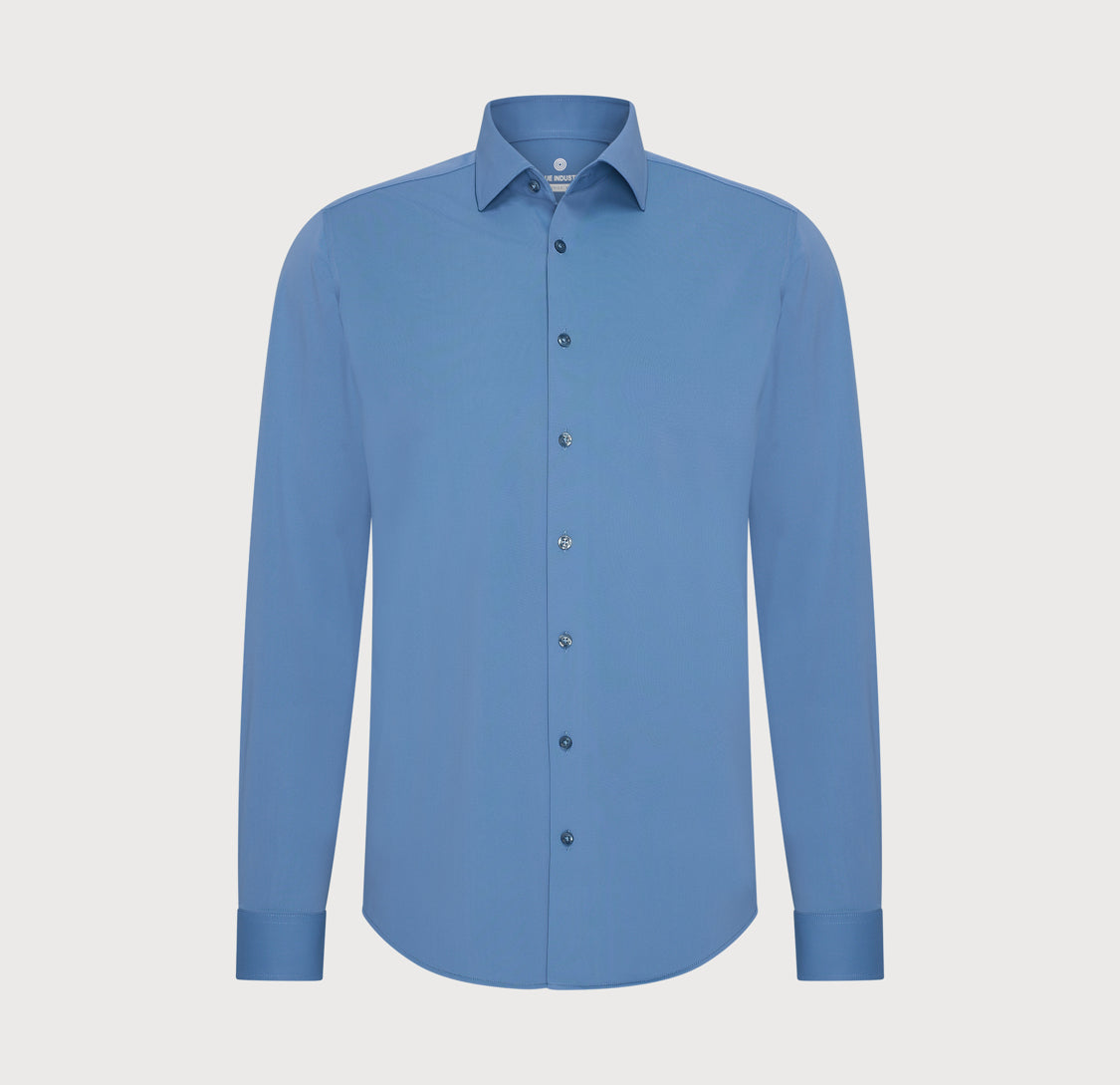 BLUE INDUSTRY - Stretch Shirt in Blue