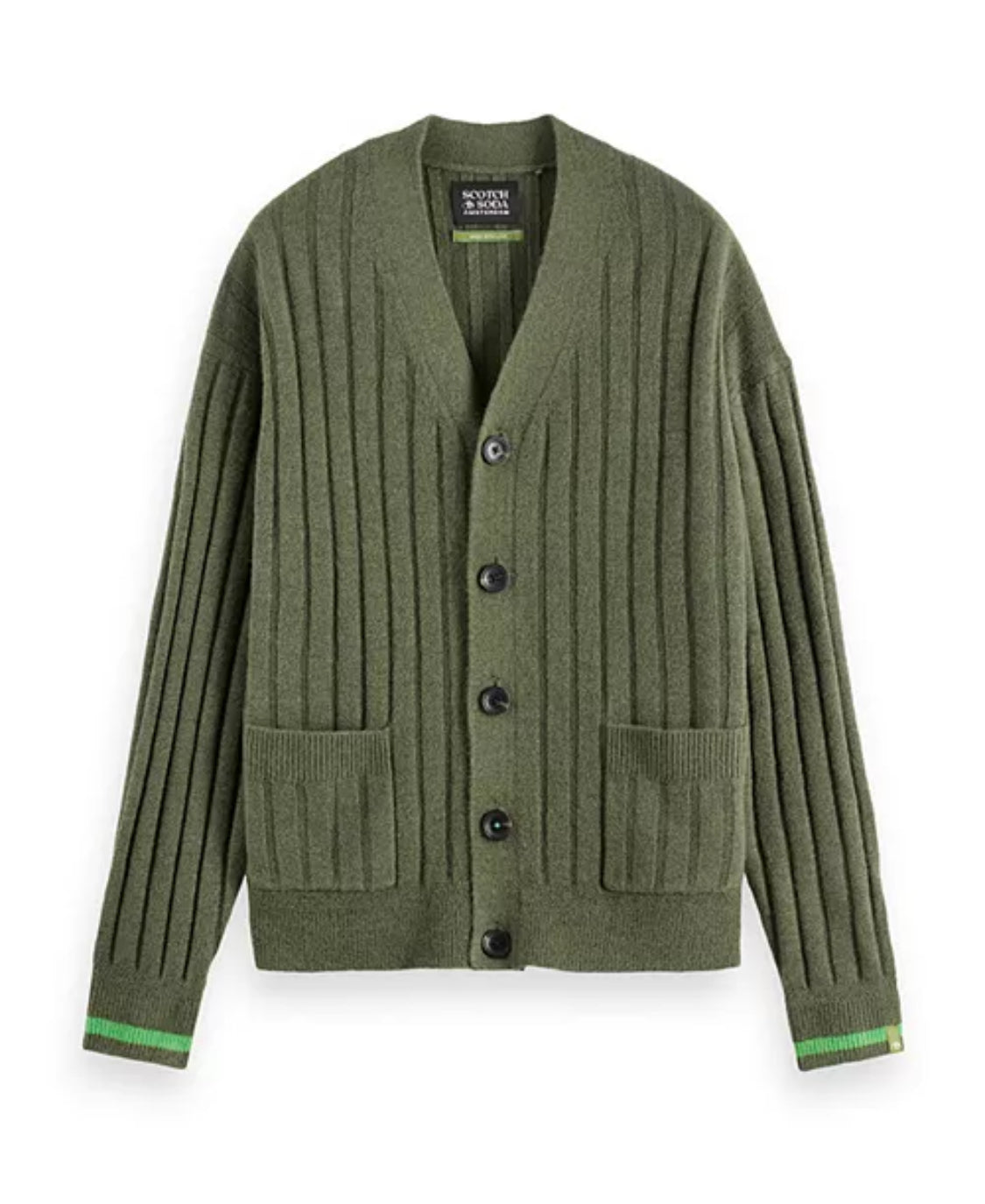 SCOTCH & SODA - Soft Knit Dropped Shoulder Cardigan