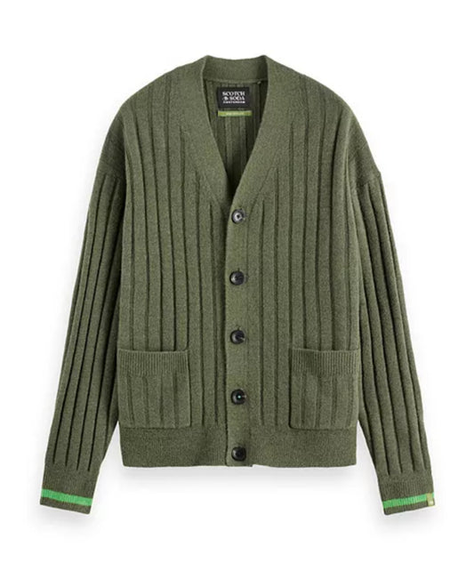 SCOTCH & SODA - Soft Knit Dropped Shoulder Cardigan