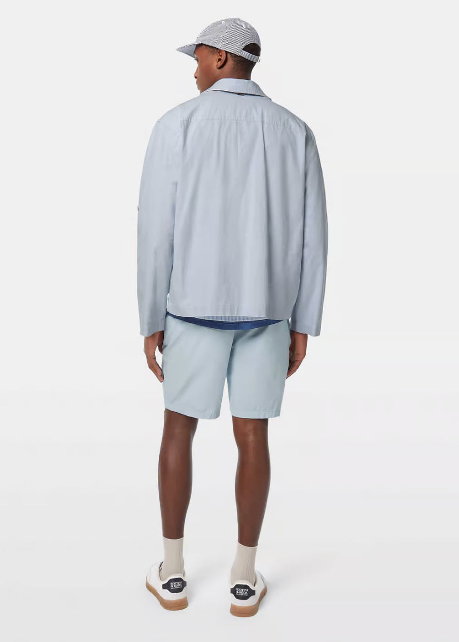 SCOTCH & SODA - Relaxed Cotton-Linen Shirt Jacket