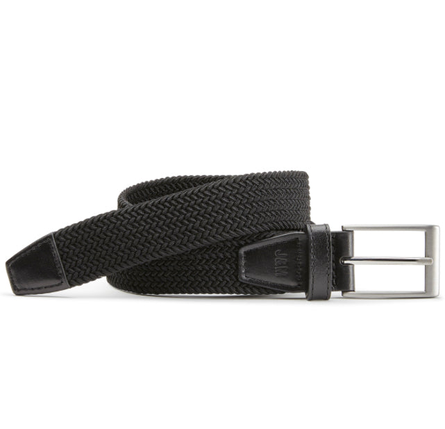 JOHNSTON & MURPHY - Woven Stretch-Knit Belt