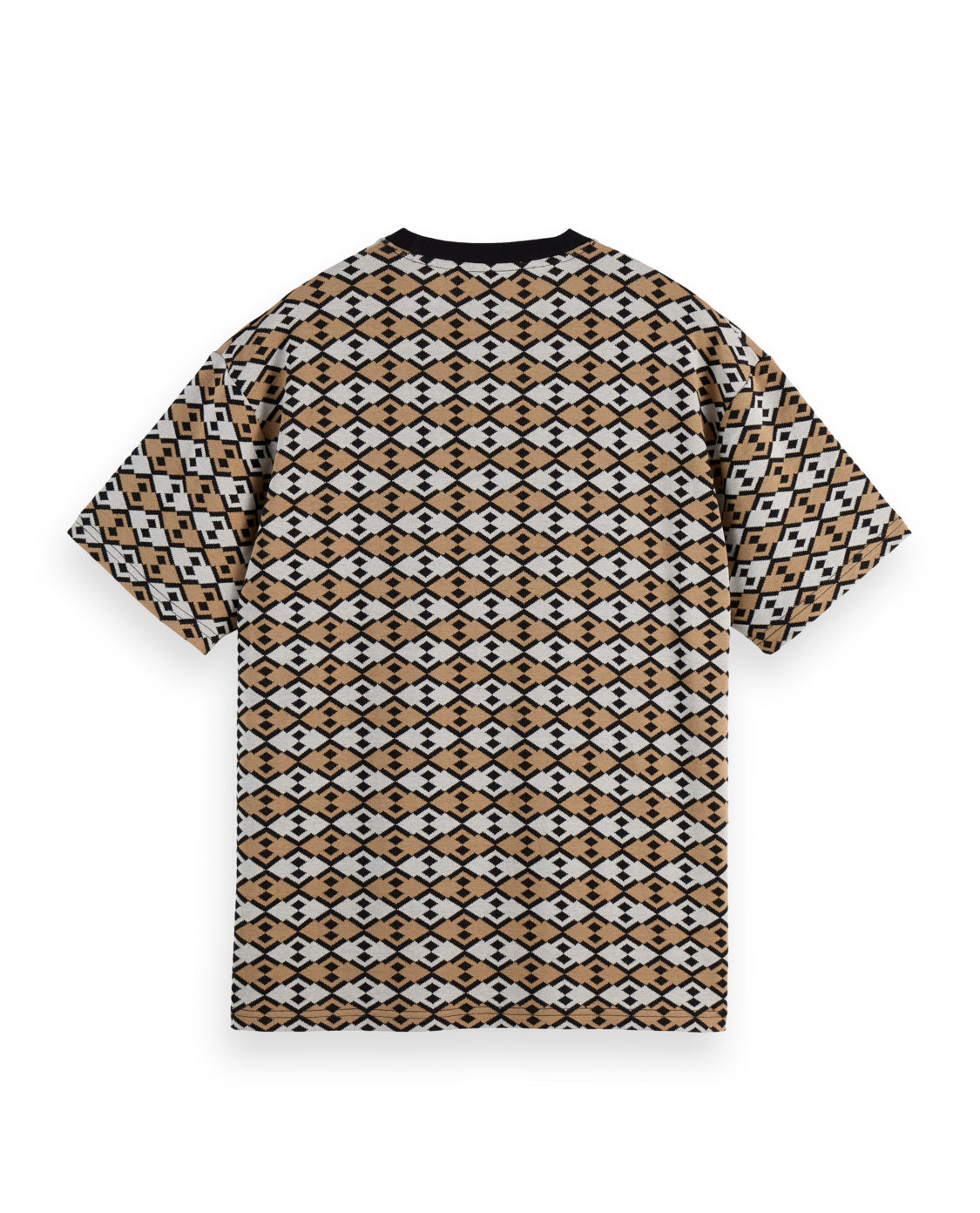 SCOTCH & SODA - Relaxed Fit Jacquard T-Shirt
