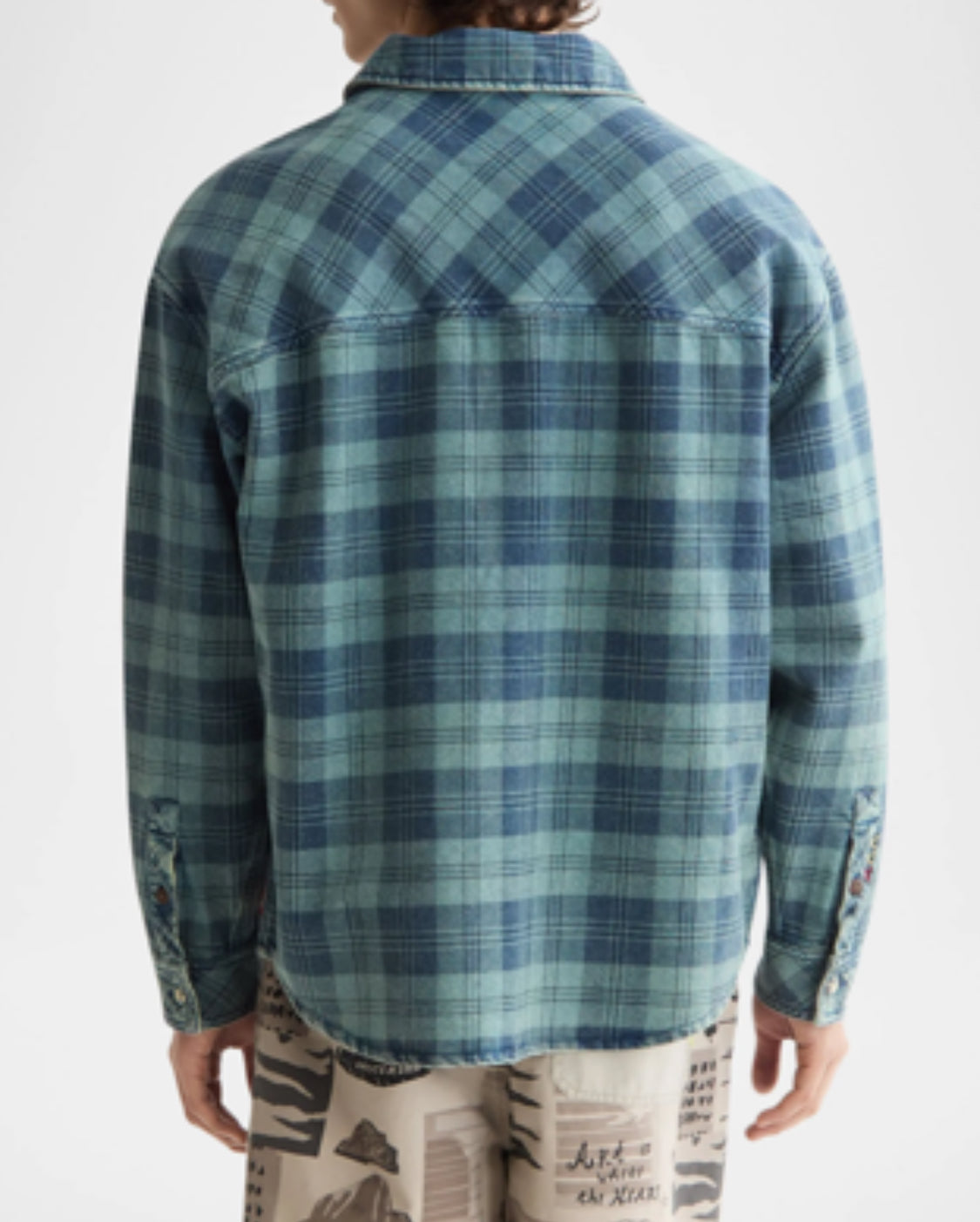 SCOTCH & SODA - Washed Check Denim Overshirt