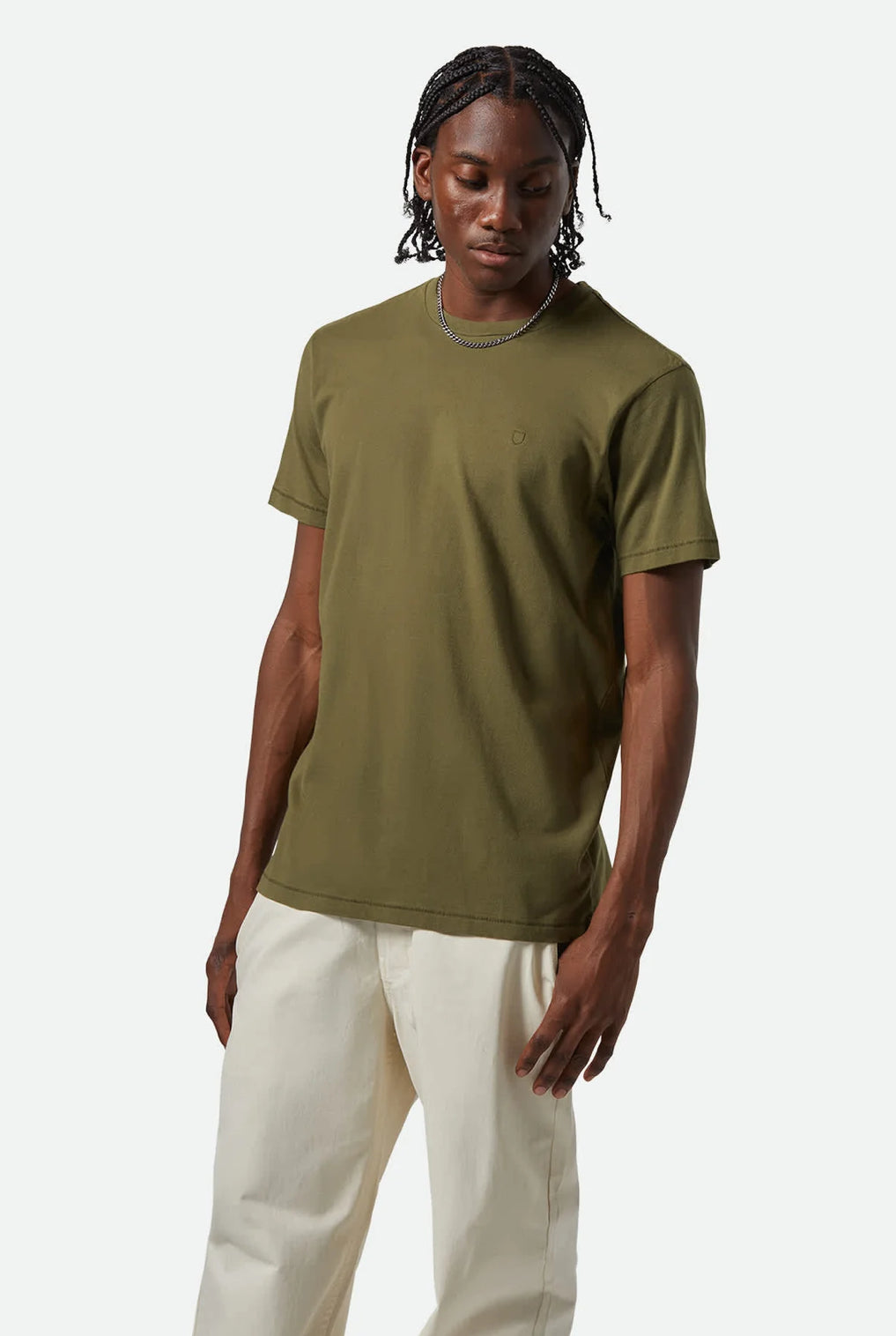 BRIXTON - Vintage Reserve Tee - Ivy Green