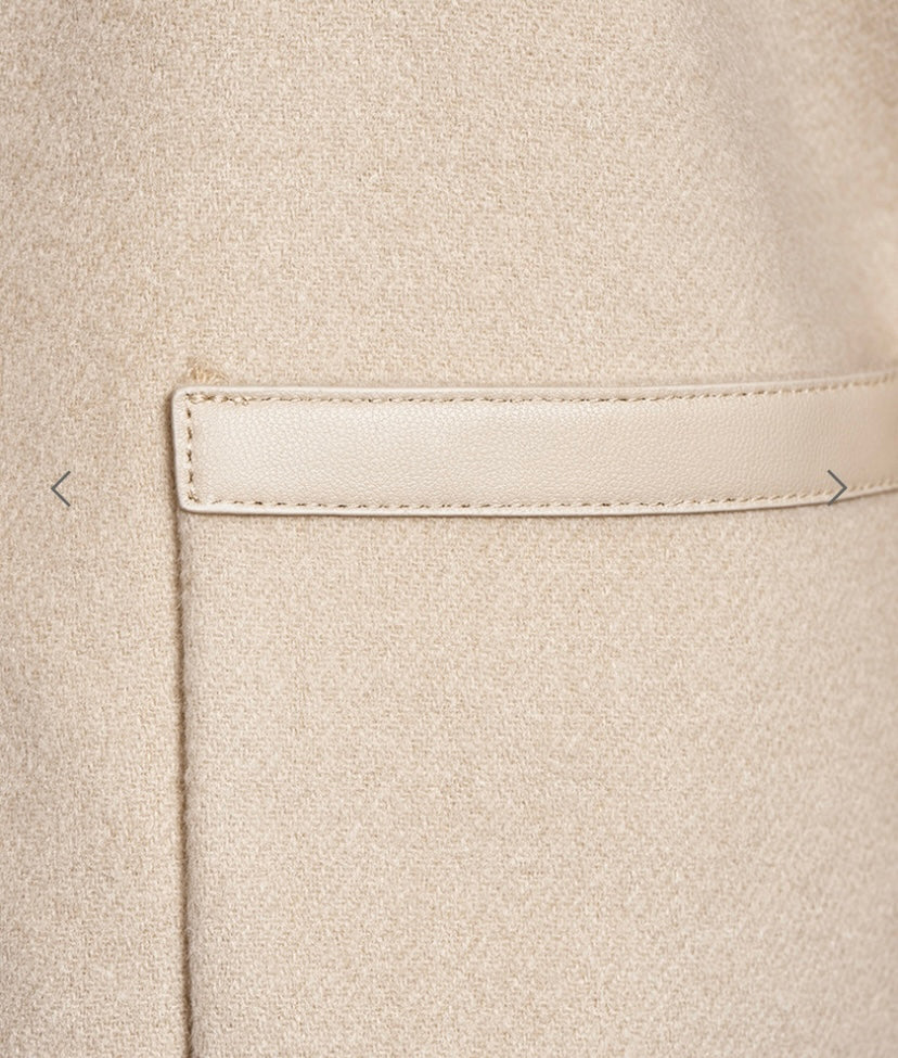 MACKAGE - SOLANA Double-Face Wool balloon sleeved short jacket