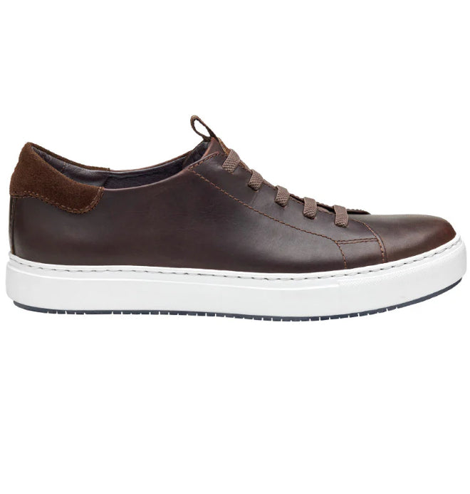 JOHNSTON & MURPHY COLLECTION - Anson Lace to Toe Dark Brown English Full Grain