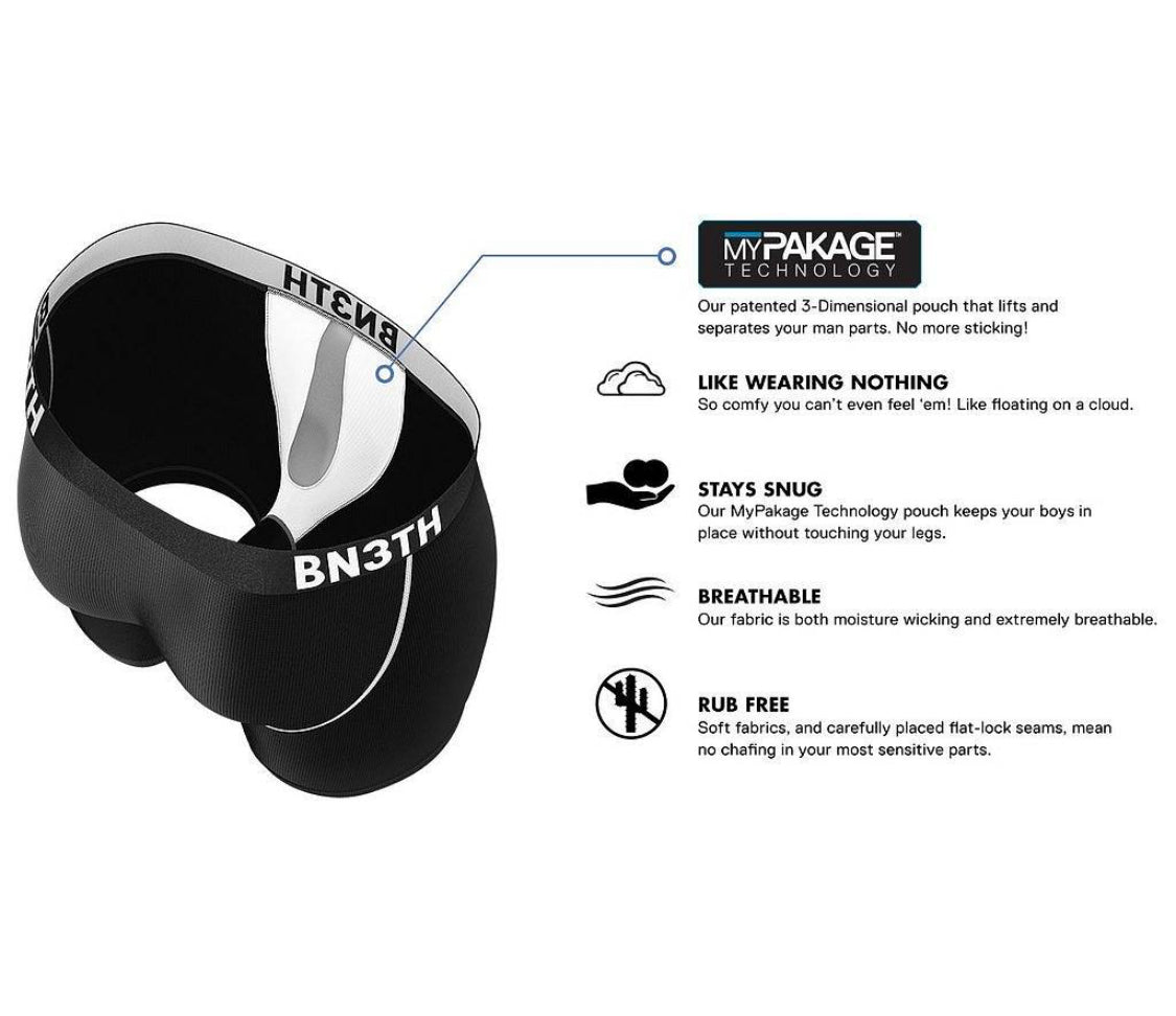 BN3TH - Classic Trunk 3 Pack: Pine/Fog/Grape Purple