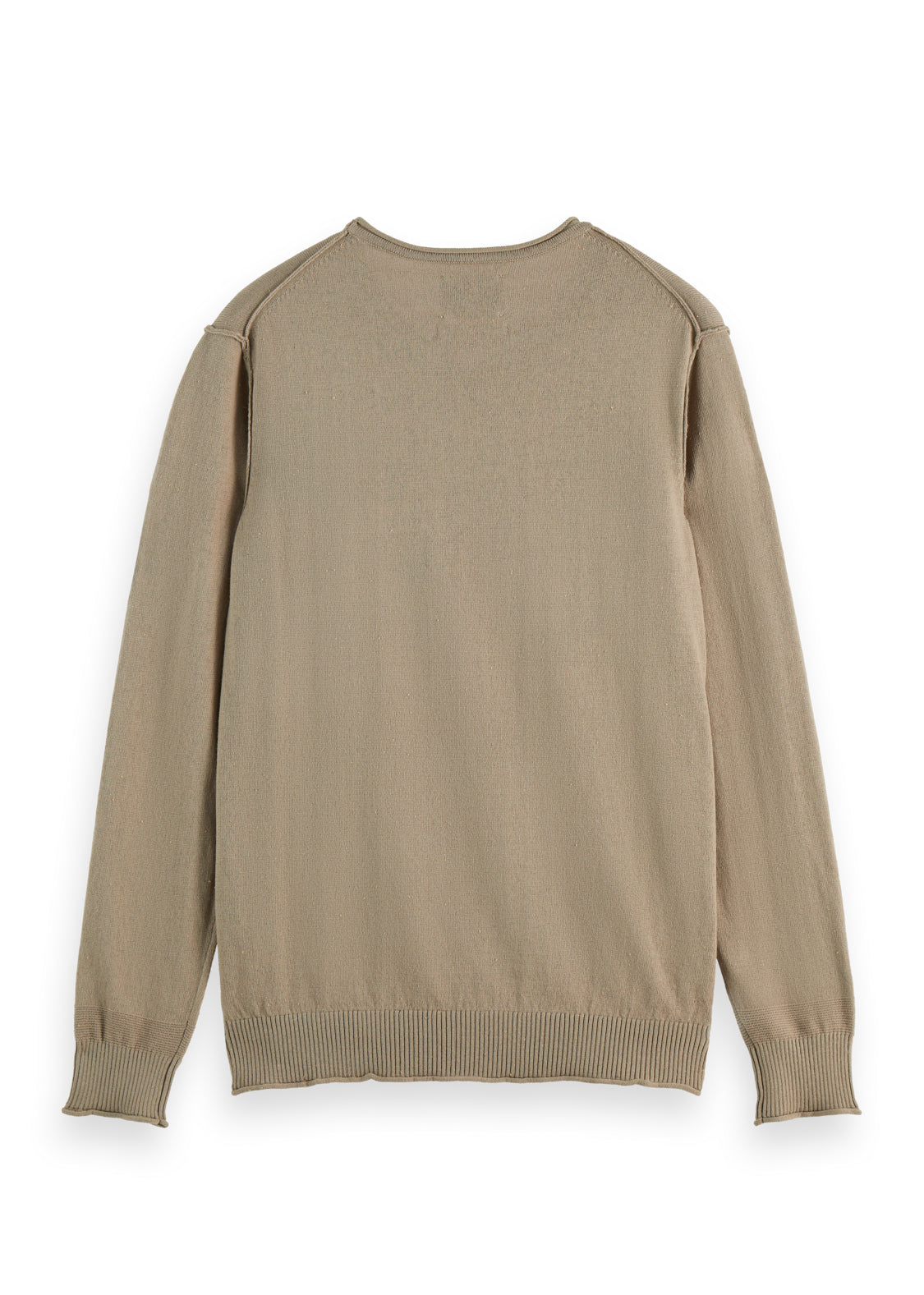 SCOTCH & SODA - Neps Wool Blend Pullover in Plaza Taupe