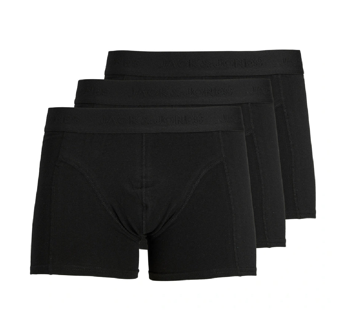 JACK & JONES - 3 Pack Trunks in Black