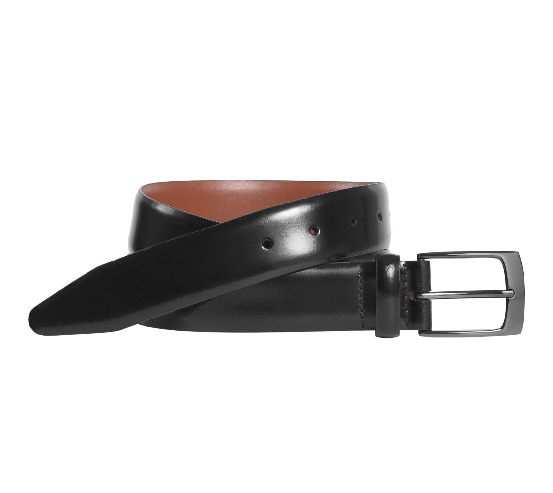 JOHNSTON & MURPHY - Brush Off Leather Belt