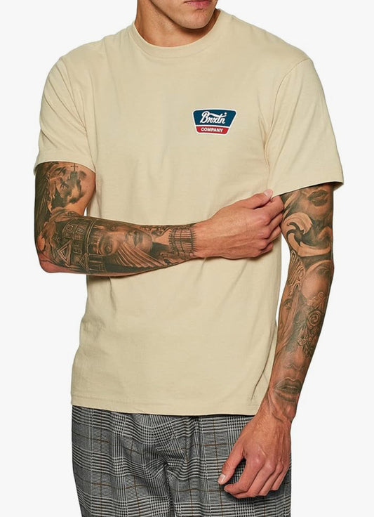 BRIXTON - Linwood Tee in Cream