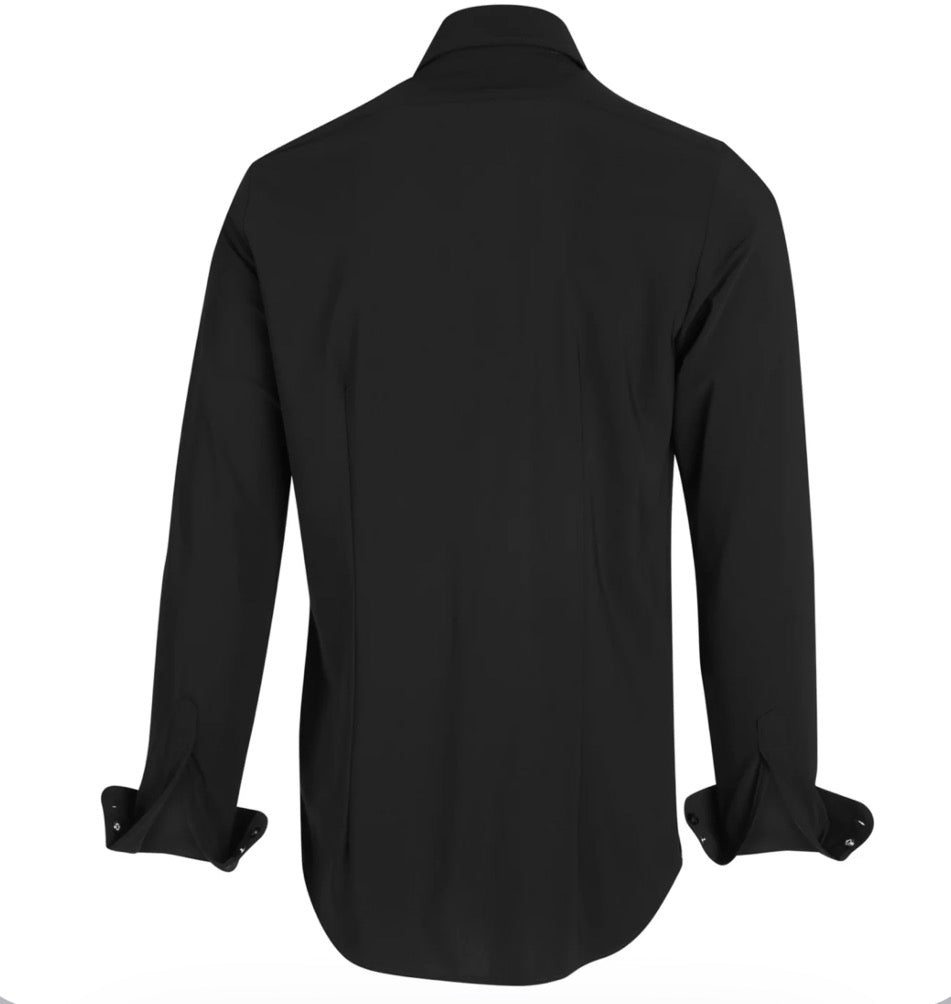 BLUE INDUSTRY - Technical Stretch Shirt in Black