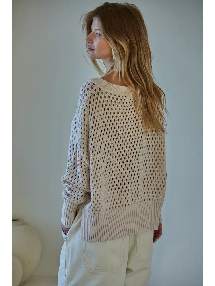 By Together - V-Neck Cotton Sweater