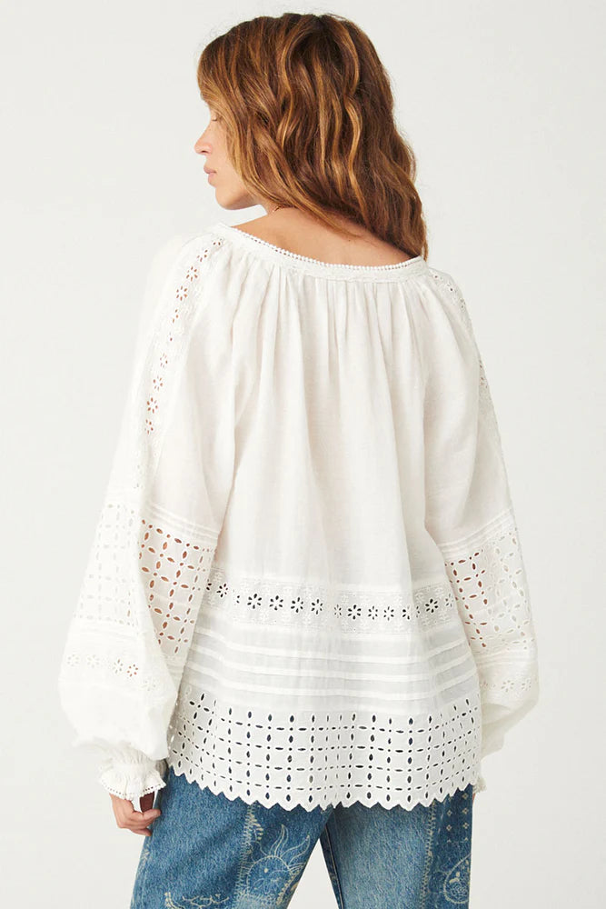 SPELL - Love In The Afternoon Lace Blouse
